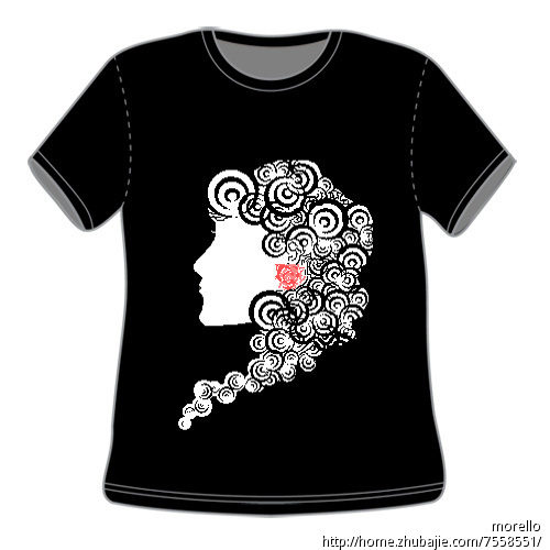 夏季短袖男女个性t恤-图案设计-猪八戒网