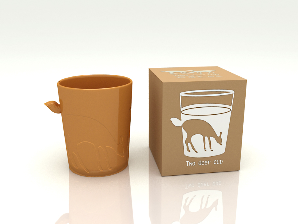 创意塑料杯包装盒设计