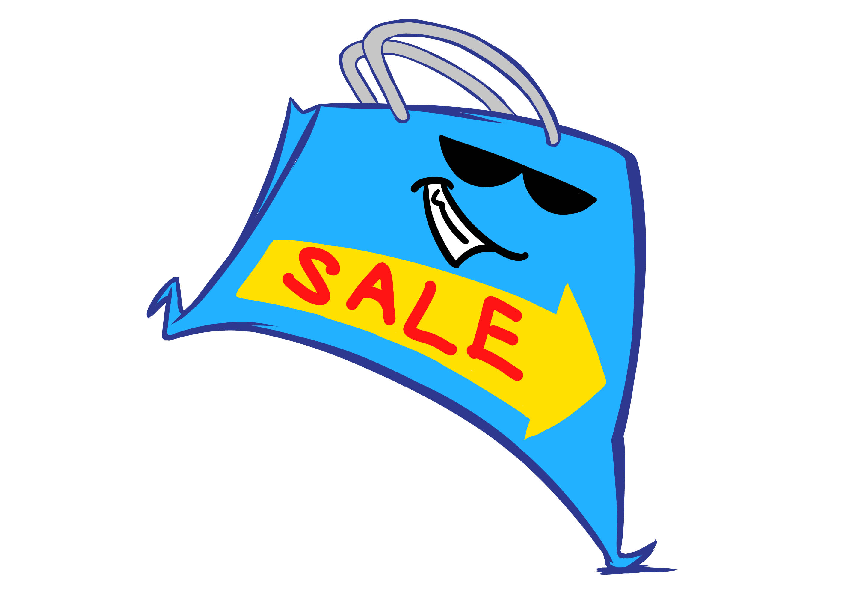 折扣网站卡通形象设计