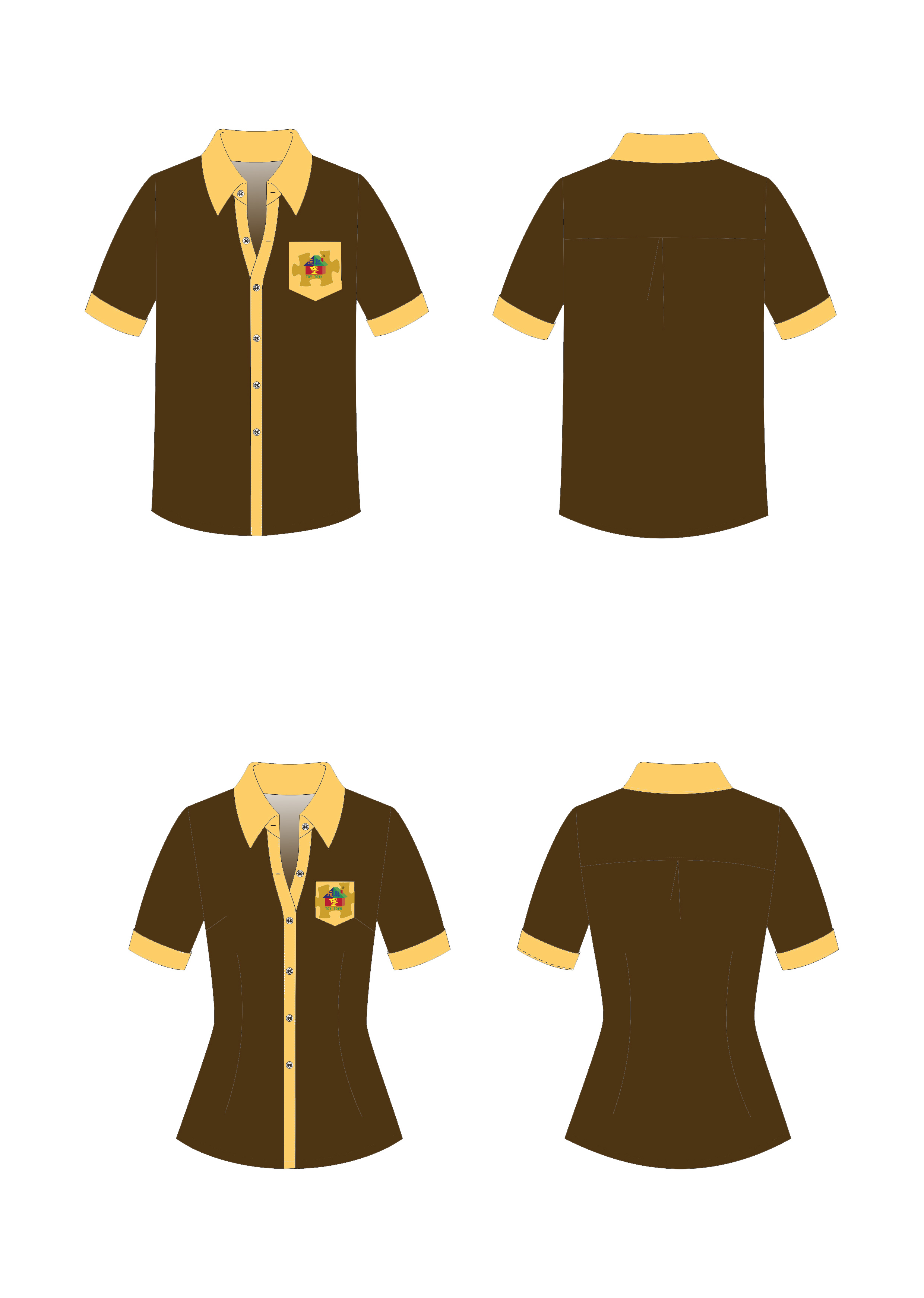 玩具堡国际有限公司销售人员工作服设计