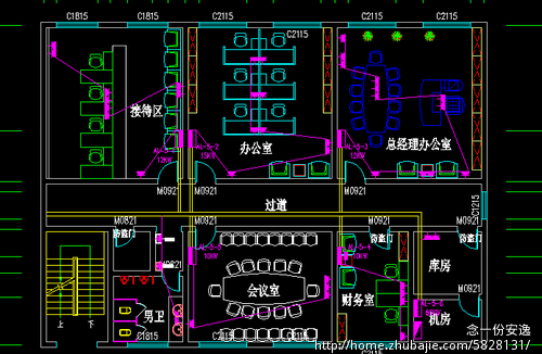 單位強弱電改造設計-建築施工圖-智能家居系統規劃-豬八戒網