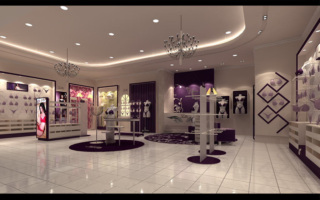 aigenei艾格蕾品牌内衣店面形象设计