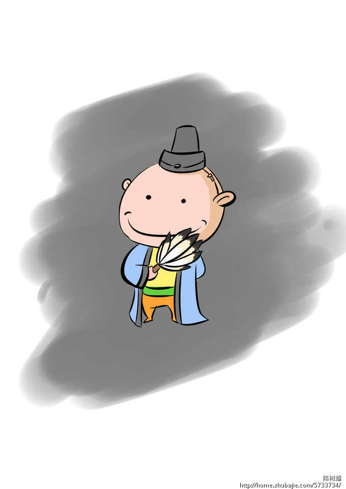 手机培训中国客户端小诸葛的形象设计征集 条子动漫设计 投标-猪八戒