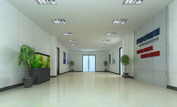 公司办公大厅墙面设计效果图