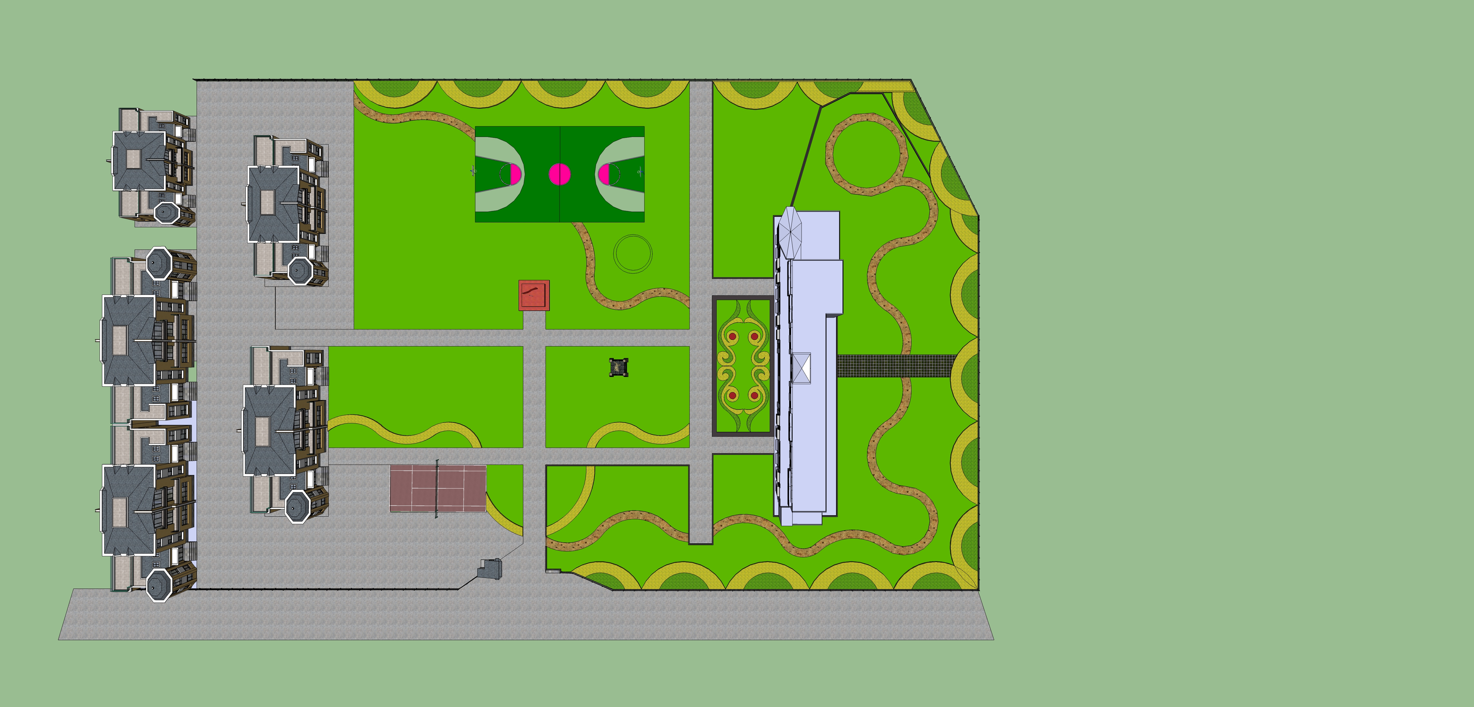 校园绿化设计第40006601号稿件