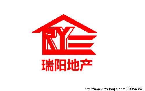 房產中介門店廣告招牌logo設計