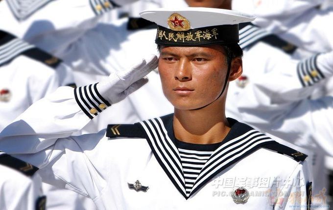 3d中国海军战士模型