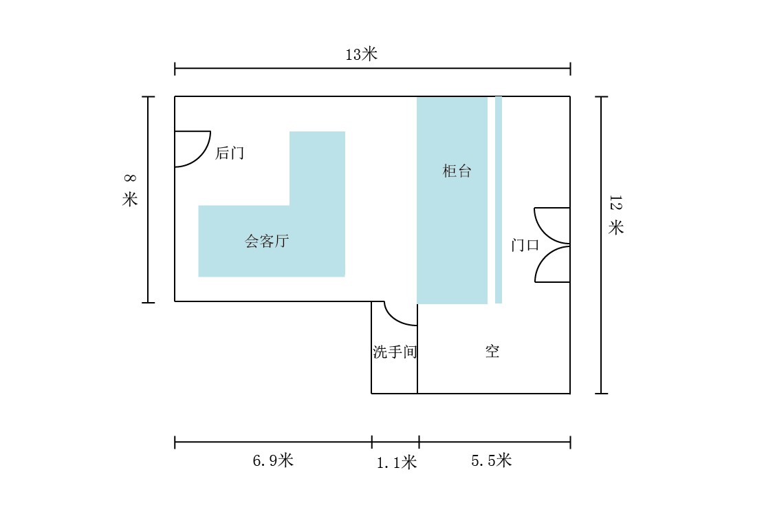 典当行门面及内部装修设计需求