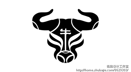 牛头标志的航拍图片