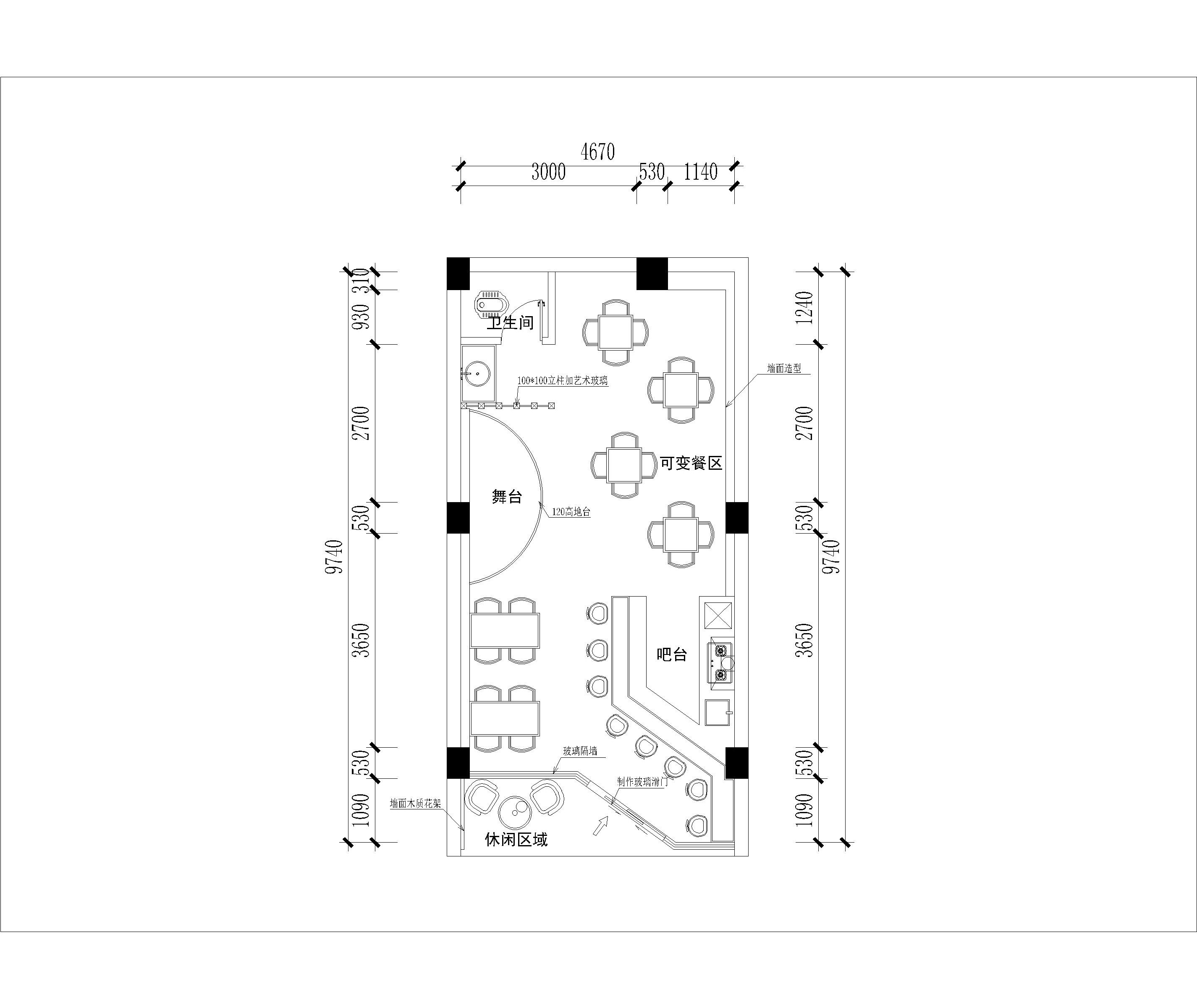 不合理的地方可以修改的&nbsp;&nbsp;需要出效果图 附件: 平面-model