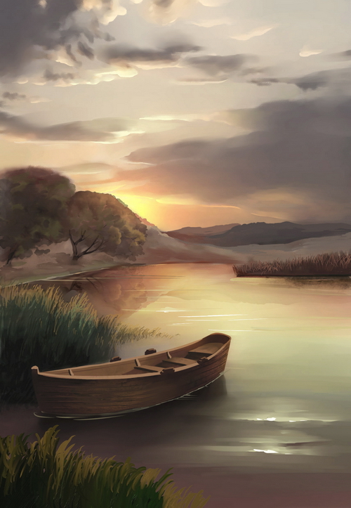 餐厅里的两堵墙,需要喷绘设计