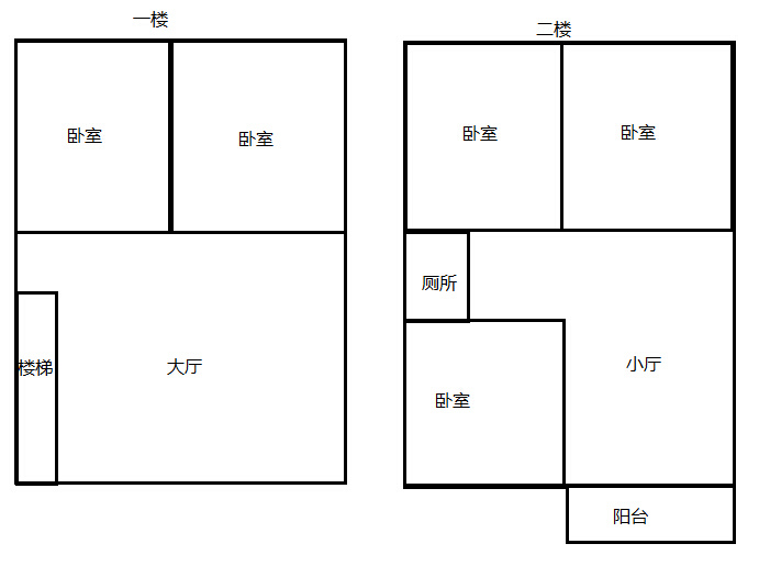 农村自建房两层设计平面图