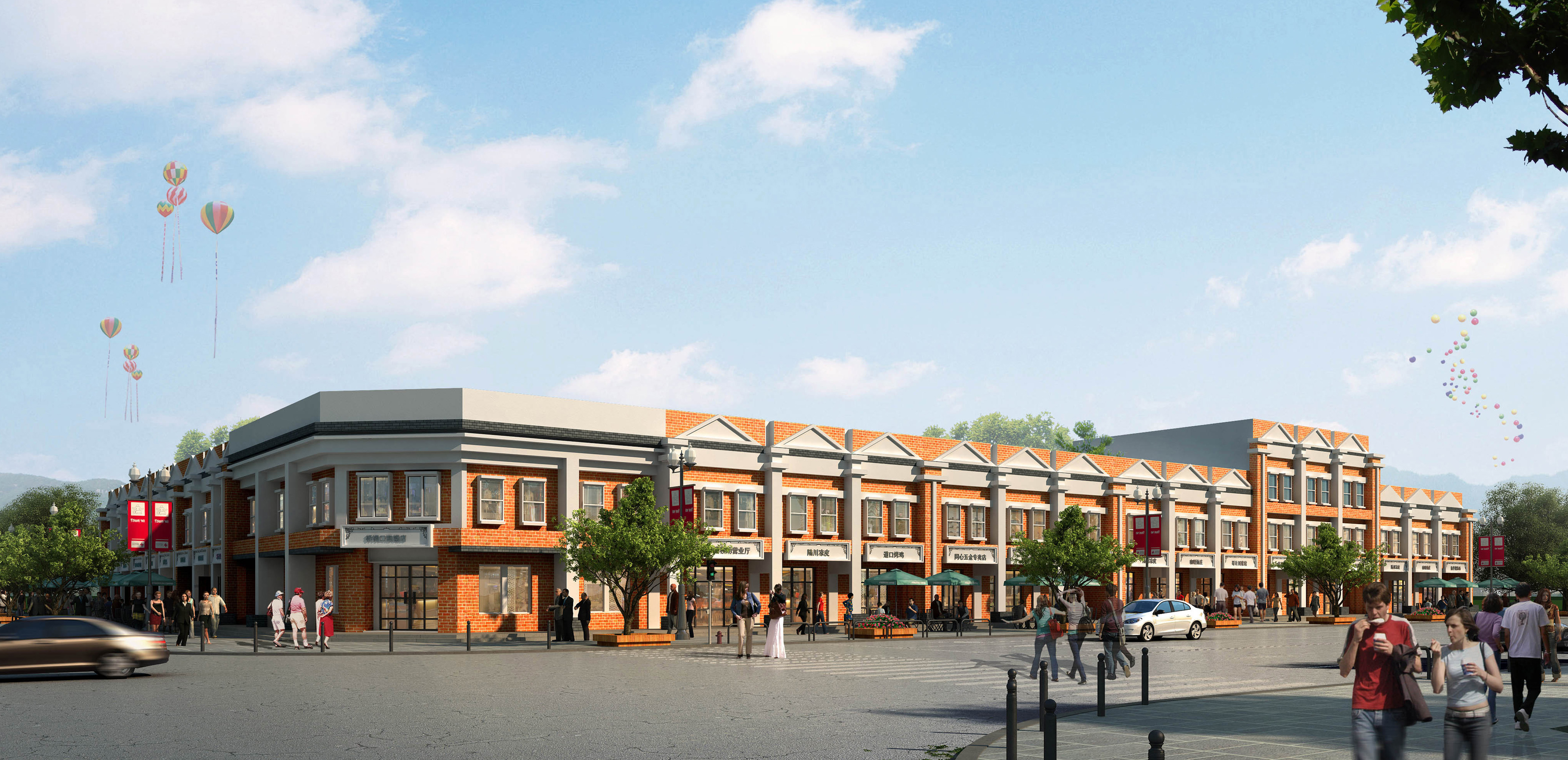 沿街招牌门头设计-商业装修-装修设计 -猪八戒网