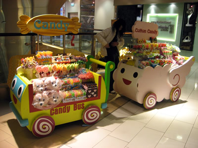 商业装修 其他商业装修 按照附图中的糖果车为样板设计糖果手推车图及