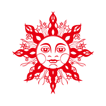 太阳神图腾,要有异域感觉.不能侵权