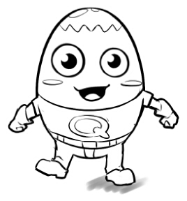 金蛋卡通形象设计-卡通形象-漫画设计 -猪八戒网