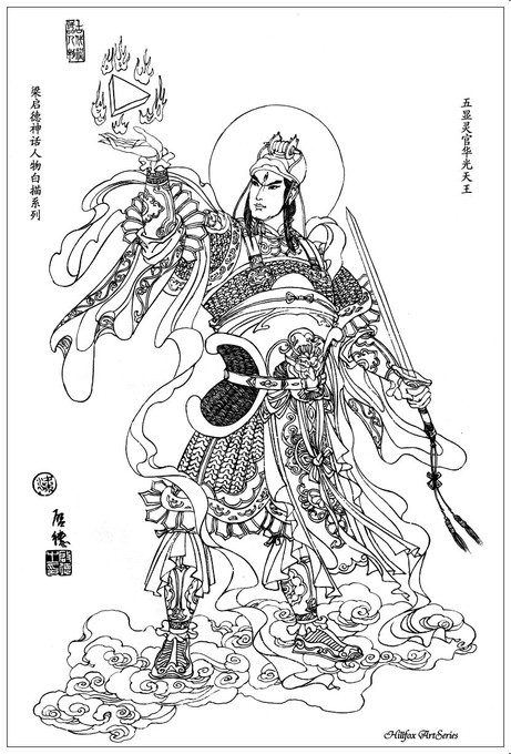 一幅黑白线描画 需要非常有美术功底-卡通形象-漫画设计 -猪八戒网
